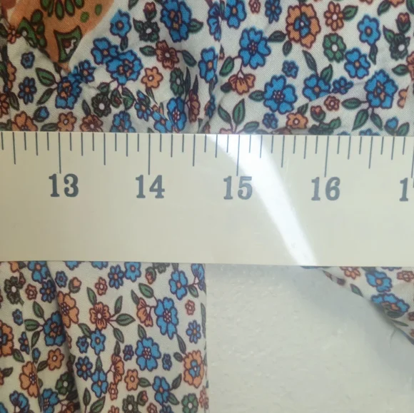 Umgee Women Dress Stevie Nicks Floral  Cottagecore Belle Sleeve High Low Midi Md - Picture 7 of 9